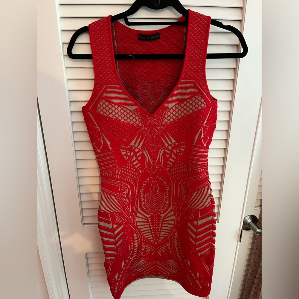 RVN Red Bodycon Dress